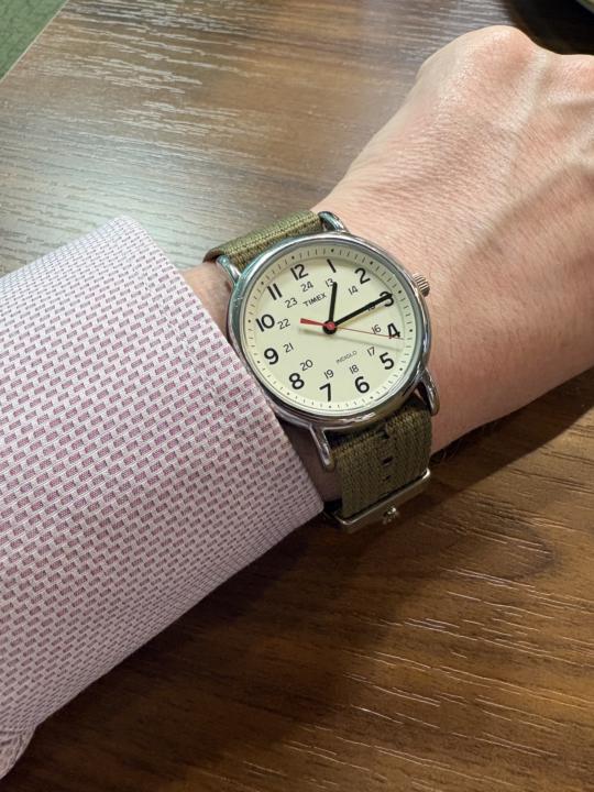 White Dial Wednesday - Timex Weekender