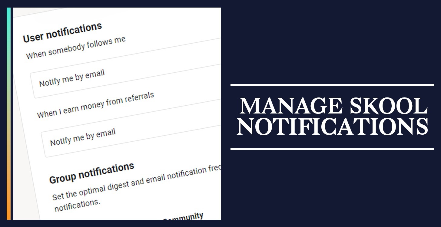 Manage Notifications