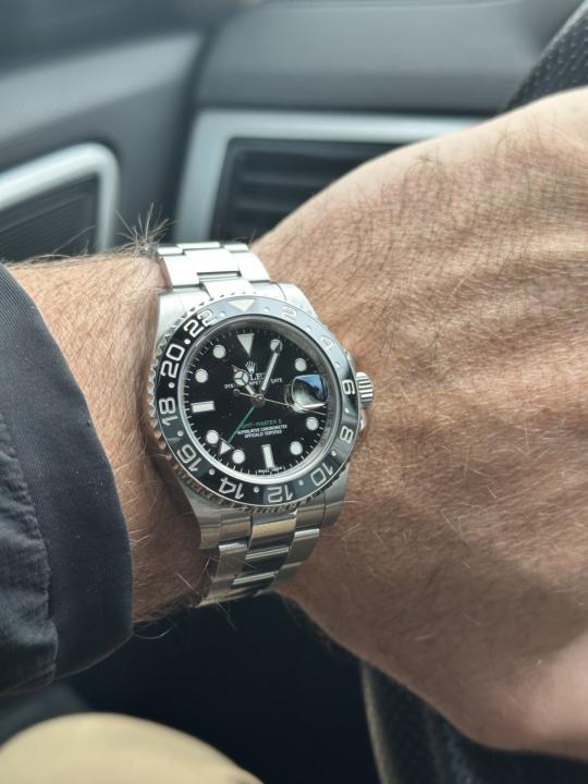 Rolex GMT Master II - Black Bezel OG Bruce Wayne 