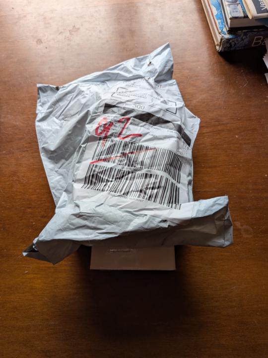 A packet arrived