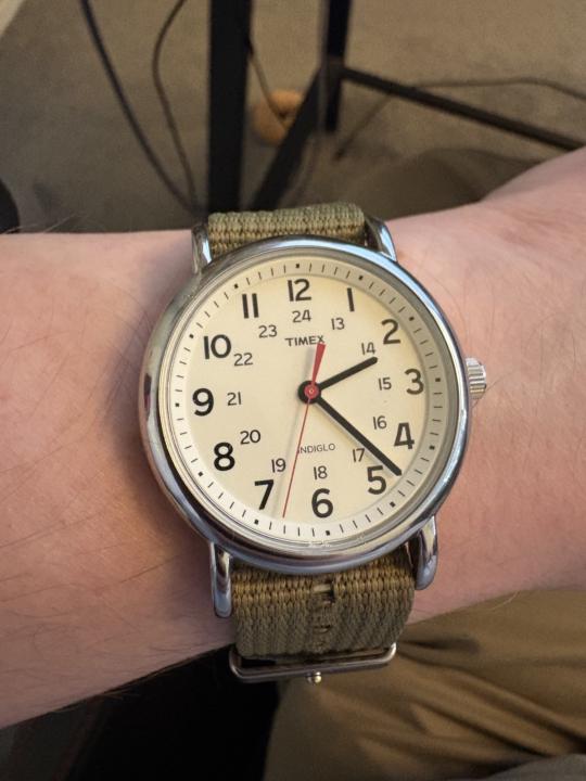 White Dial Wednesday - Timex Weekender