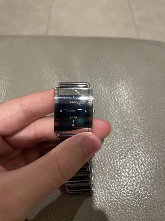 Rado watch glass 