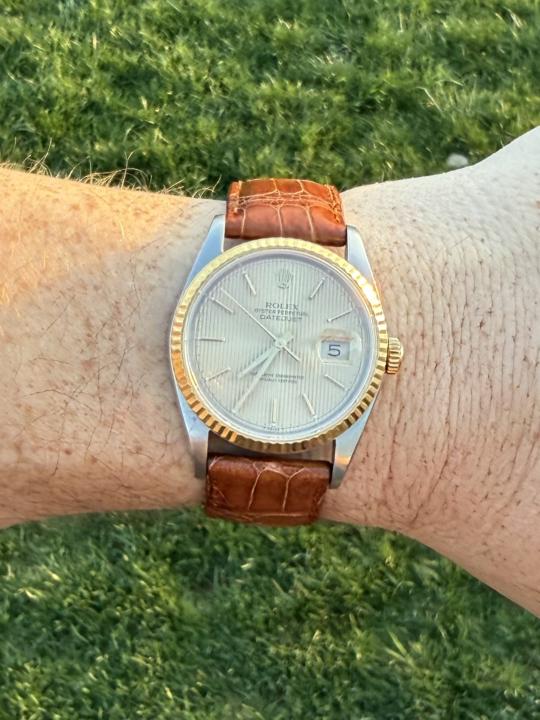 WOTD- April 30 Day Challenge: Day 5 Easter Sunday: Rolex Datejust 16233
