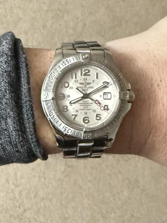 WOTD- White Dial Wednesday December 3rd: Breitling Colt GMT