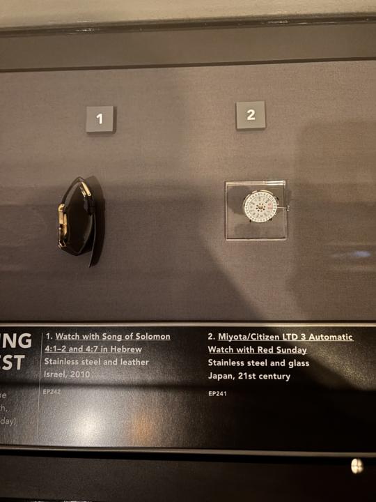 Museum of the Bible Watch Exhibit 