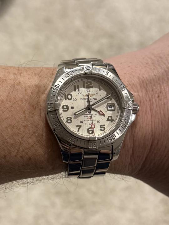 WOTD- White Dial Wednesday March 4th: Breitling Colt GMT