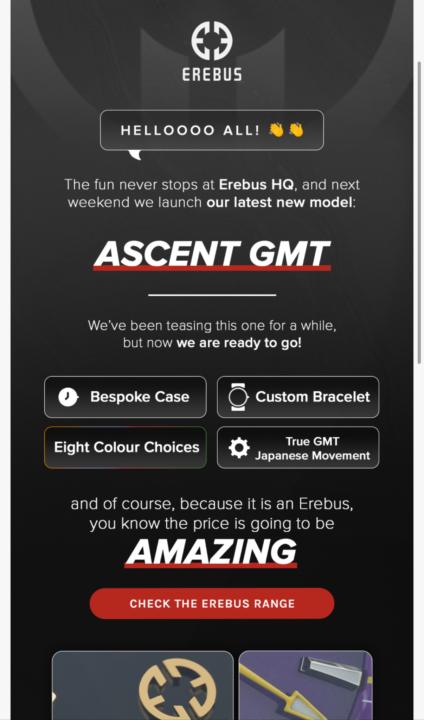 New Erebus Coming…
