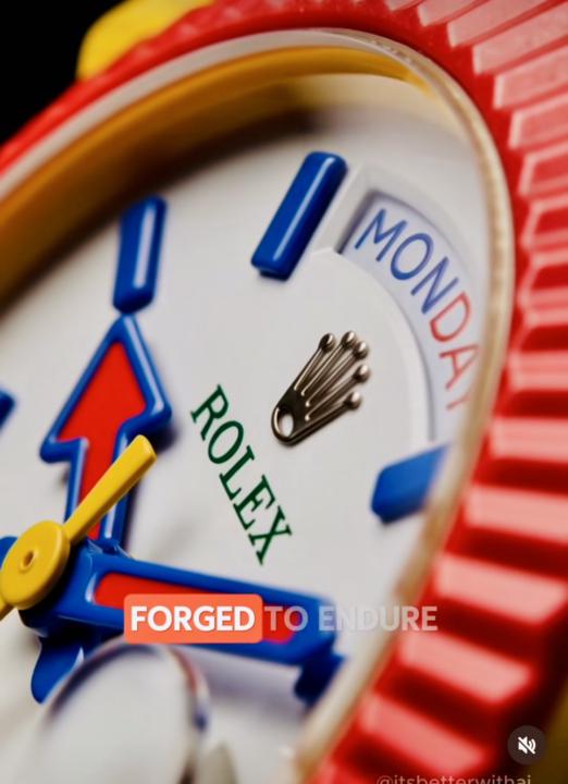 A Rolex/Fisher-Price collab - the “Playdate”?!?  😉