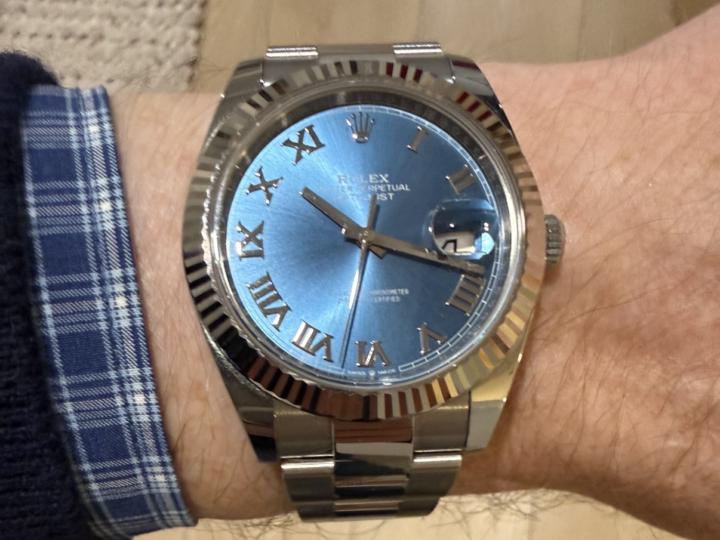 Wearing the blues…