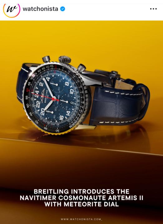 Breitling’s new Artemis II release