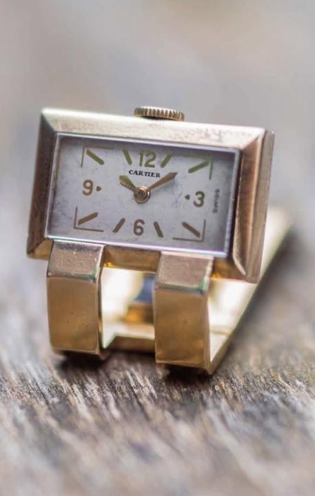 Cartier lapel pin watch 
