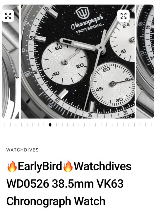 Watchdive’s early bird sale