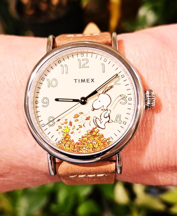 WOTD — New Timex Waterbury Standard 40mm Snoopy & Woodstock 
