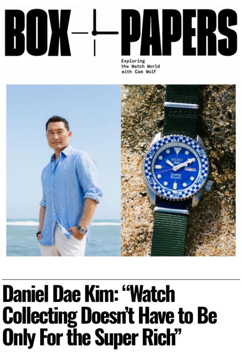 From GQ: Daniel Dae Kim: “Watch Collecting Doesn’t Have to Be Only For the Super Rich”