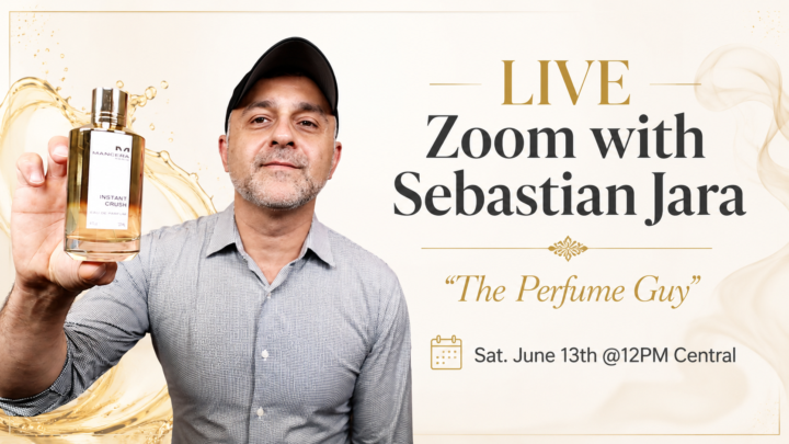 Sebastian Jara "The Perfume Guy" LIVE This Saturday @12PM Central