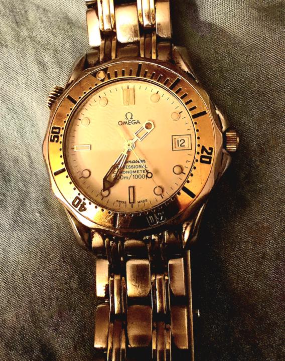 WOTD Gold and Stainless Steel Omega