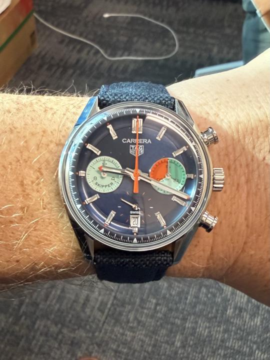 WOTD- Blue Monday July 20th: Tag Heuer Skipper