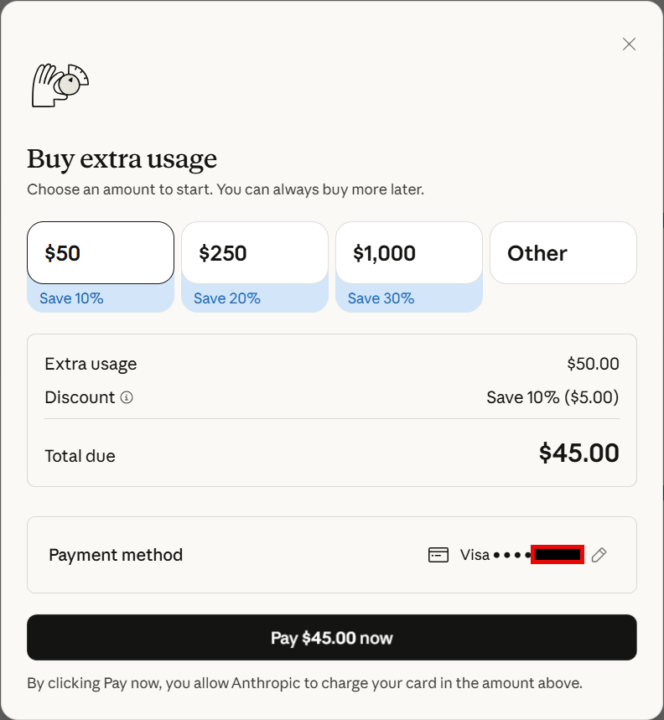 💳 Quick Tip: /extra-usage discount for Claude Code