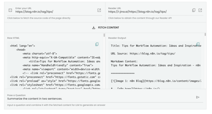 Quick URL to MD - FREE - r.jina.ai
