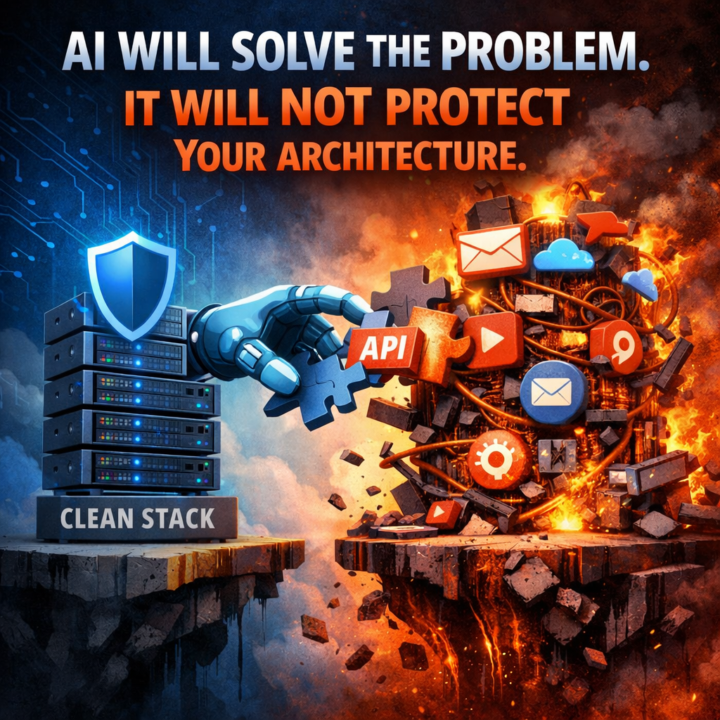 AI Will Solve the Problem. It Will Not Protect Your Architecture.