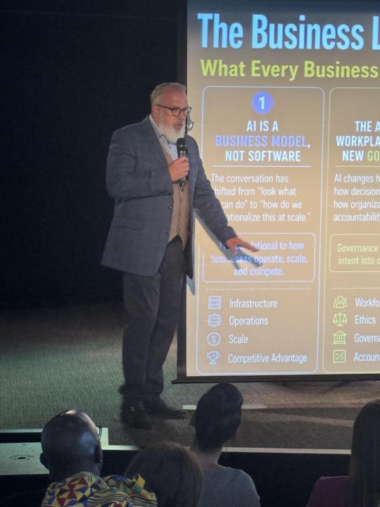 🎤 Speaking to 125 Small Businesses with NFL Great Led to an AI OS Deal