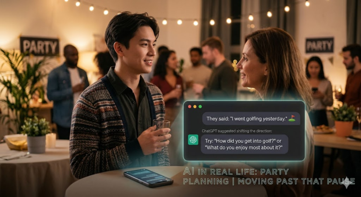 🎉 AI in Real Life: Party Planning w/ ChatGPT (Not What You Think)