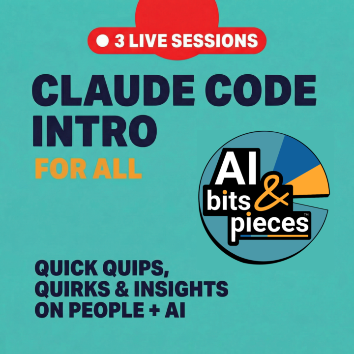 🔴 3 Live Sessions: Claude Code Intro for All 