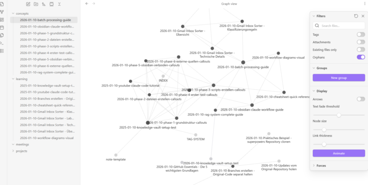 From scattered notes to a connected knowledge system