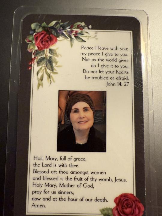 My sister Barbara, She went before me, I am honoring her life by fighting to live.