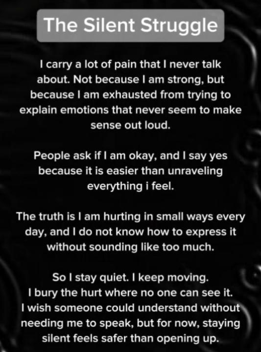 The Silent Struggle