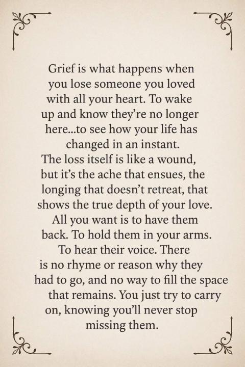 Grief Is…..