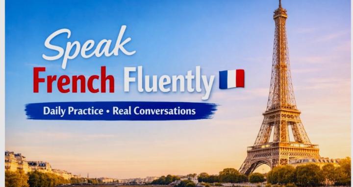 Let’s speak French together.