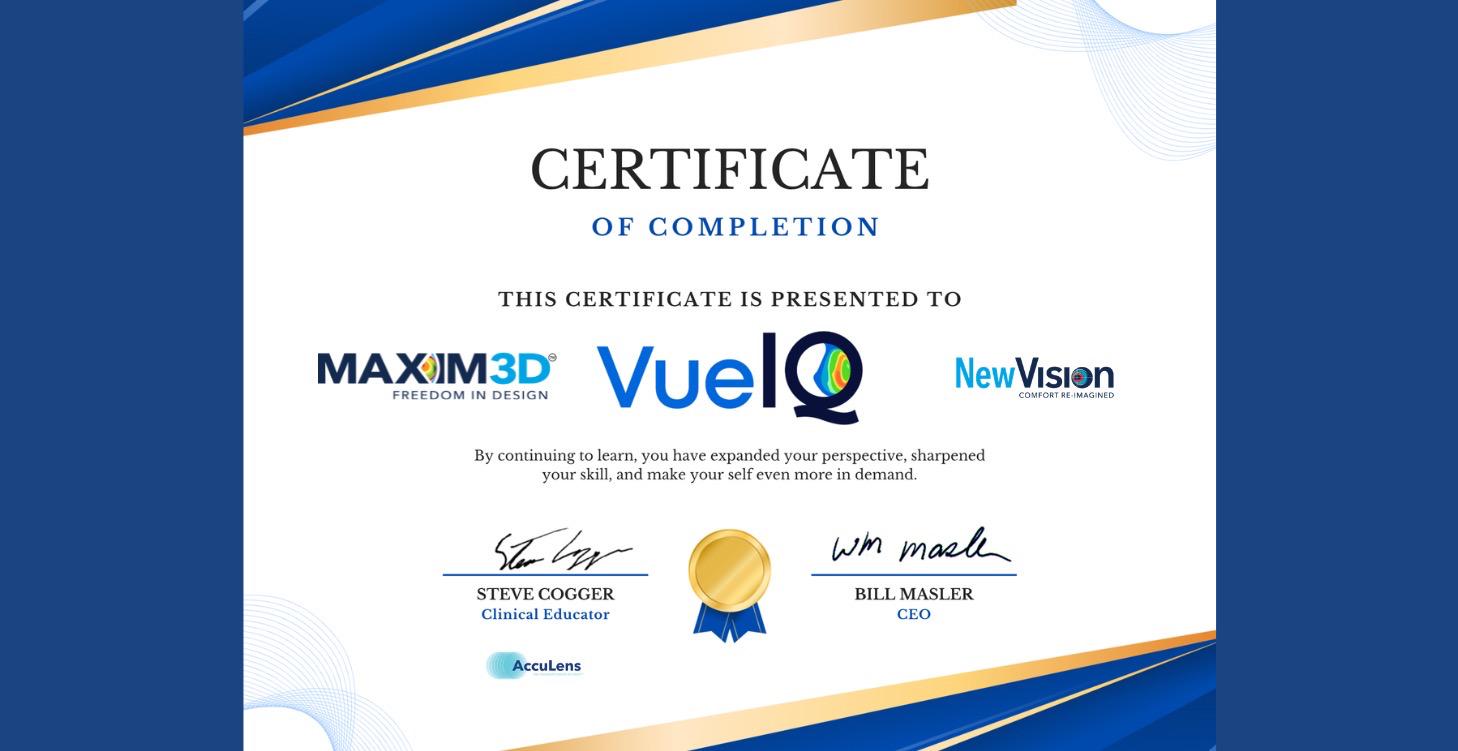 Scleral Lens Certification