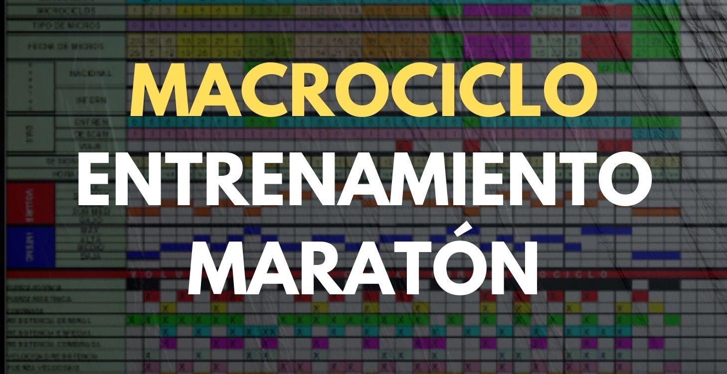DISEÑO MACROCICLO ENTRENAMIENTO