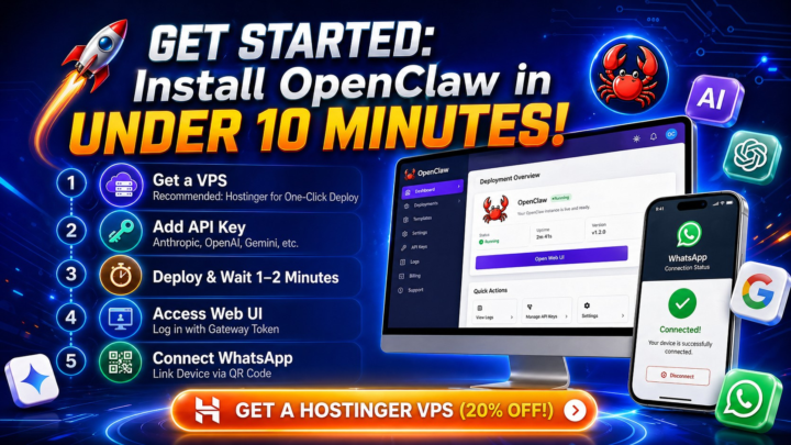 Get Your 🦞OpenClaw Agent Up & Running in Under 10 Minutes!