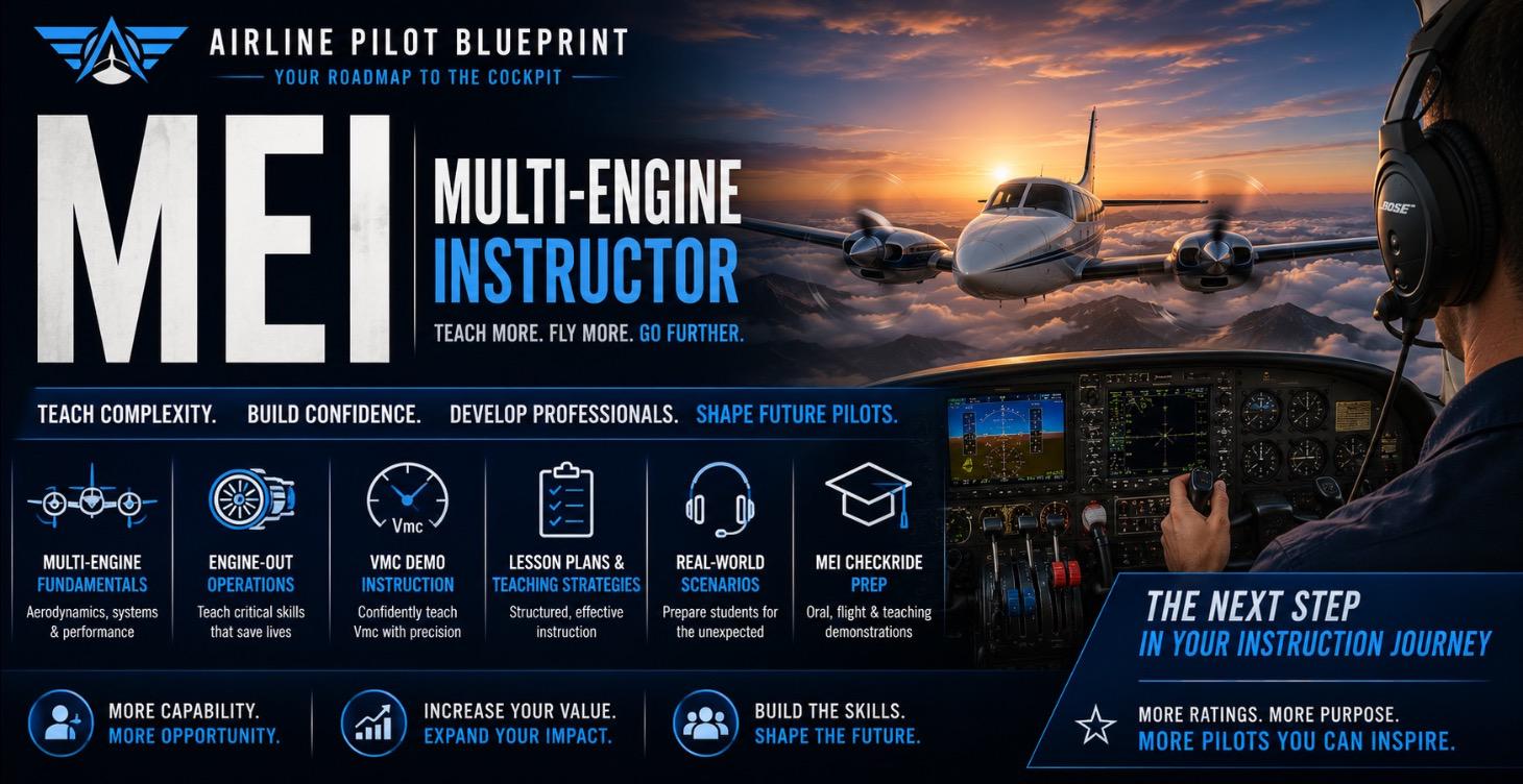 🛩️👨‍🏫 Multi-Engine Instructor (MEI)