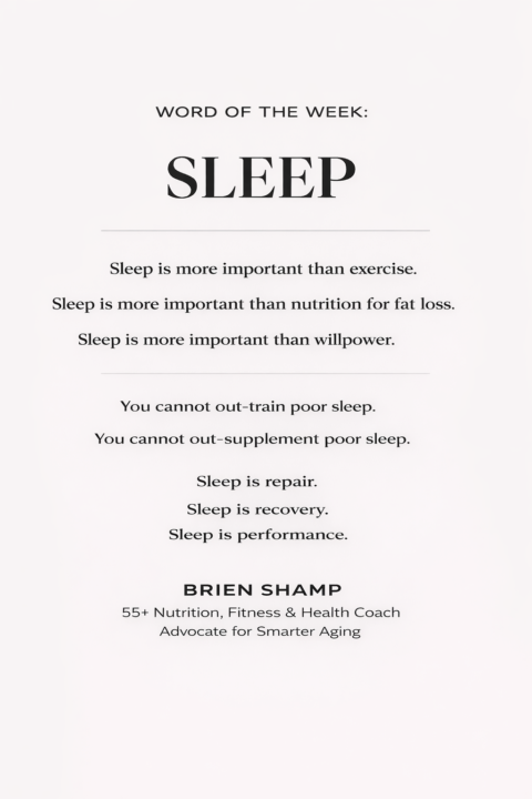 Word of the Week- Sleep (Primal Need #3)