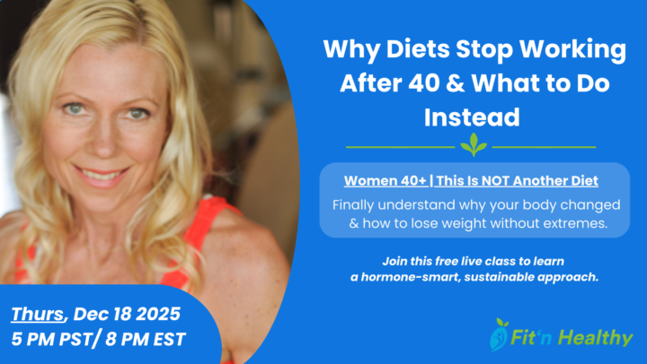 Why Diets Stop Working After 40 and What to Do Instead 