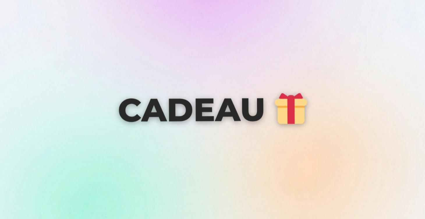 🎁 Un cadeau pour vous