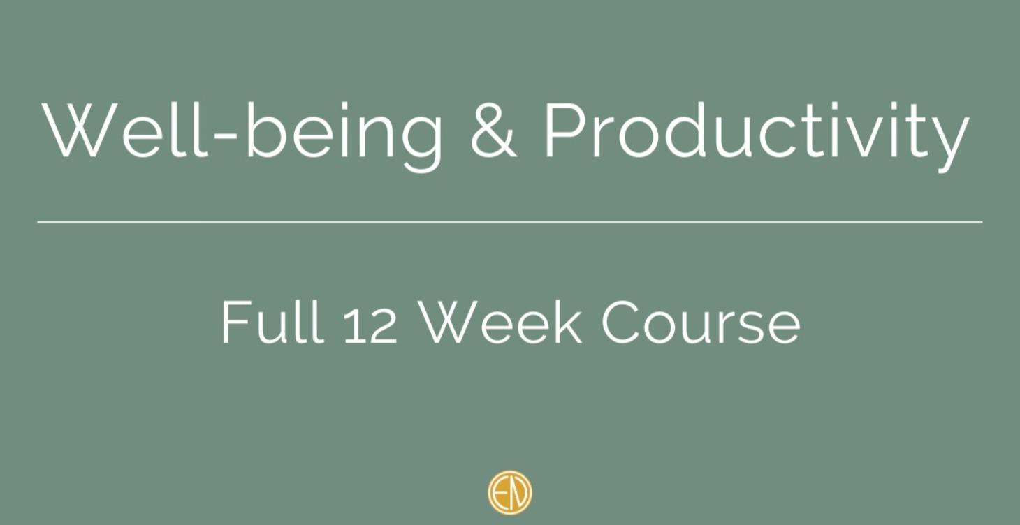 Well Being & Productivity