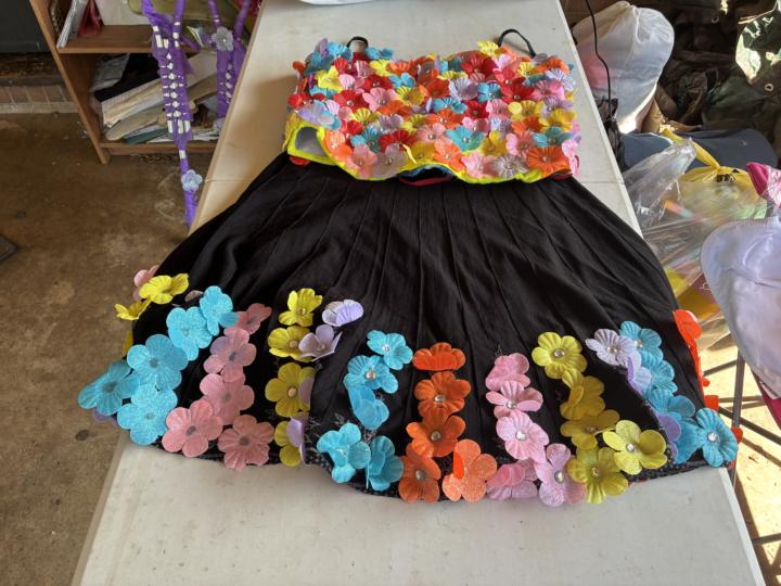 Floral corset project 