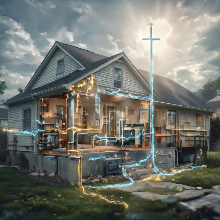 PLUMBING MODELS THE FLOW OF CURRENCY AND THE HOLY SPIRIT