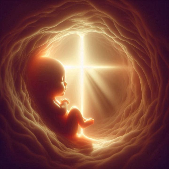 GOD’S FACE IN A WOMB