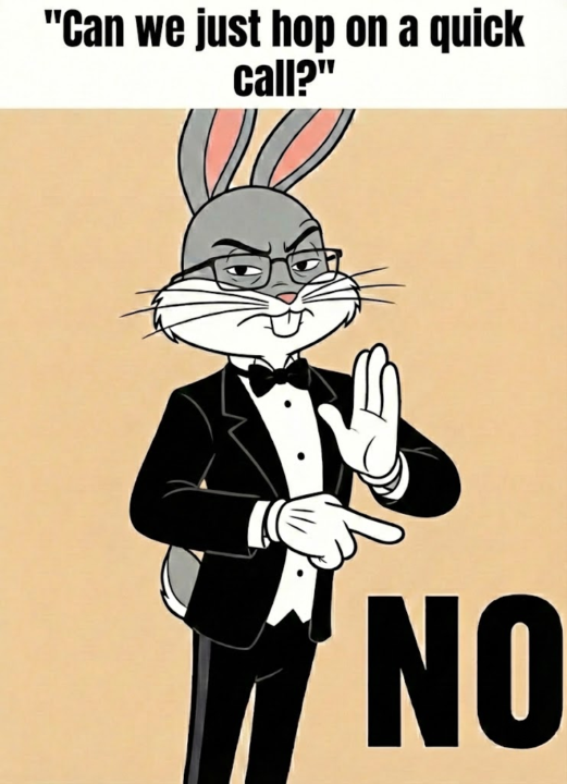 I don't do sales calls.