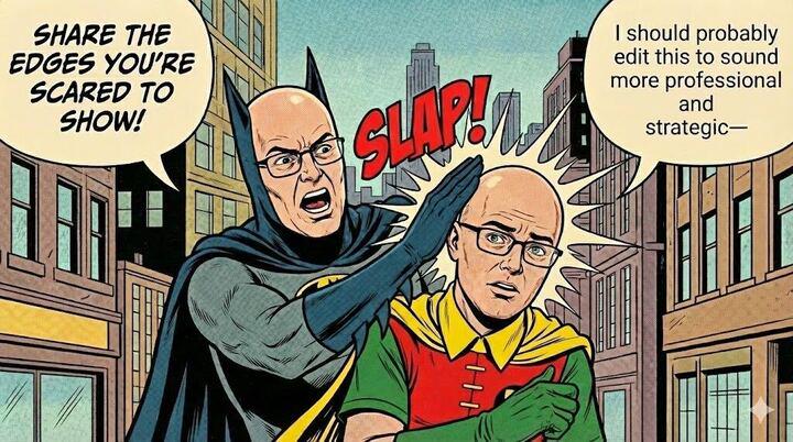 "Have you shared your struggles?"