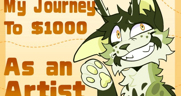 Artist's journey to a $1000