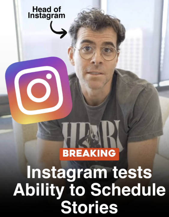 Scheduled Stories Are Coming!! 🚨