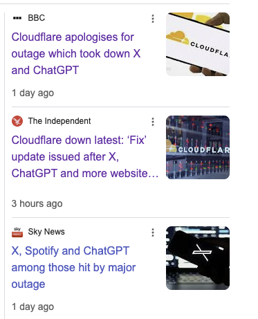 The WHOLE INTERNET just shut down...