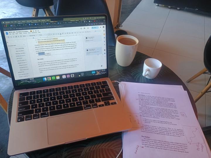 Nearing the finish line.... On my next book 📚