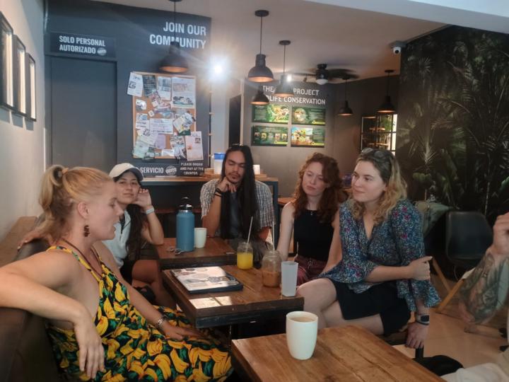 Great IN PERSON Writing session in Medellin today. 